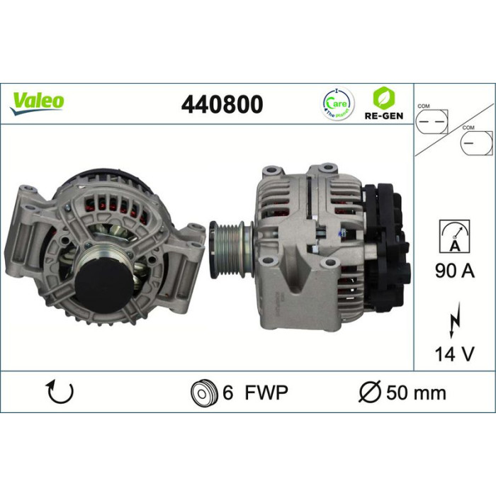 Valeo Lichtmaschine 440800 Valeo Lichtmaschine 440800