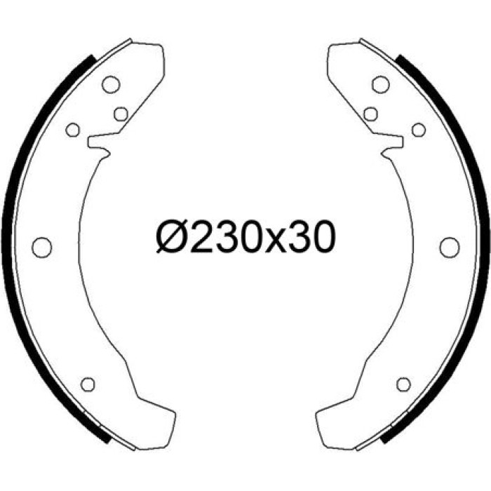 Valeo Bremsbacken 564319 Valeo Bremsbacken 564319