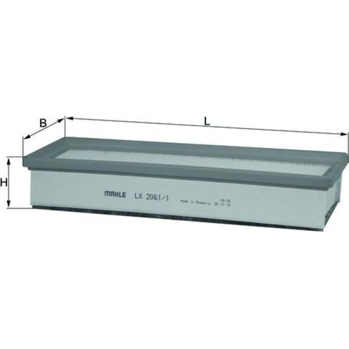 MAHLE Luftfilter LX 2061/1 MAHLE Luftfilter LX 2061/1