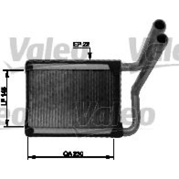 Valeo Wärmetauscher 812429 Valeo Wärmetauscher 812429