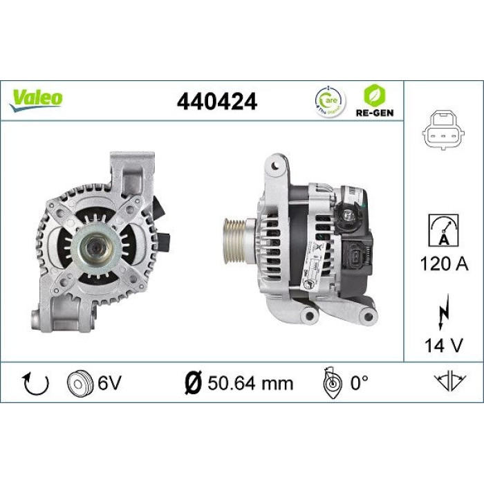 Valeo Lichtmaschine 440424 Valeo Lichtmaschine 440424