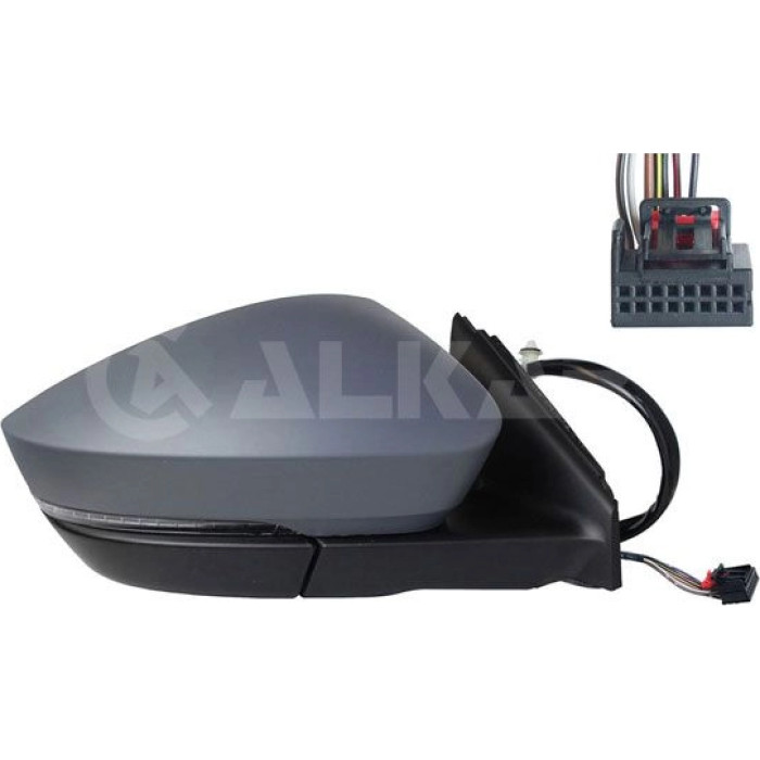 Alkar Außenspiegel 9042771 - rechts elektrisch verstellbar beheizt konvex grundiert + Blinker + BDL7P Alkar Außenspiegel 9042771 - rechts elektrisch verstellbar beheizt konvex grundiert + Blinker + BDL7P