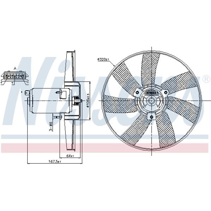 Nissens Kühlerlüfter PKW 85677 Nissens Kühlerlüfter PKW 85677