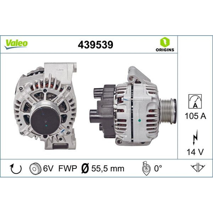 Valeo Lichtmaschine 439539 Valeo Lichtmaschine 439539