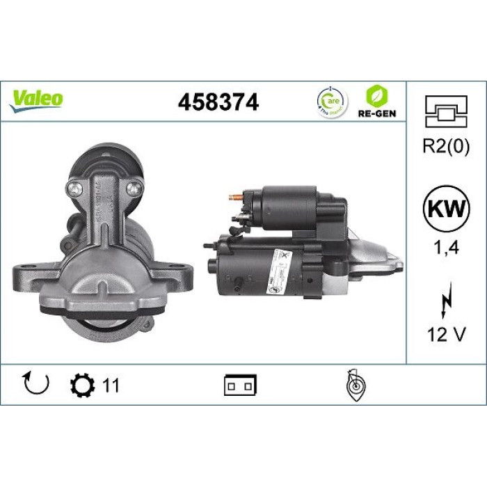 Valeo Anlasser 458374