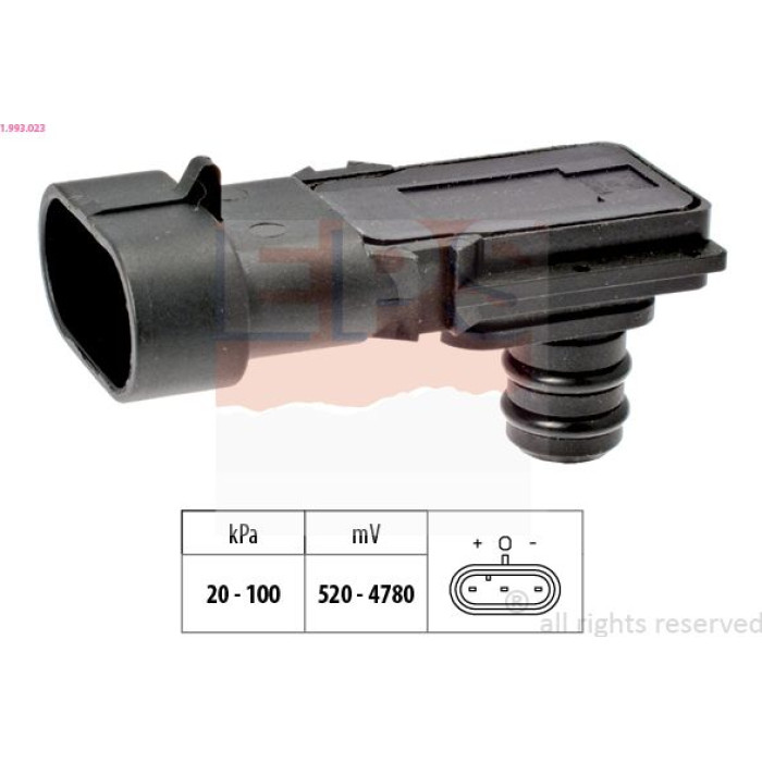 Luftdrucksensor, Saugrohrdruck 1.993.023