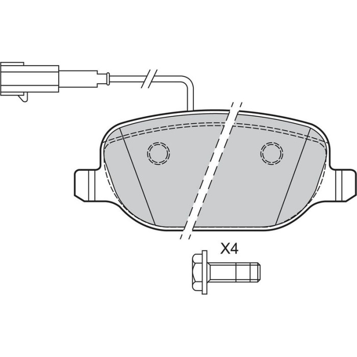 Valeo Bremsbelagsatz 601143