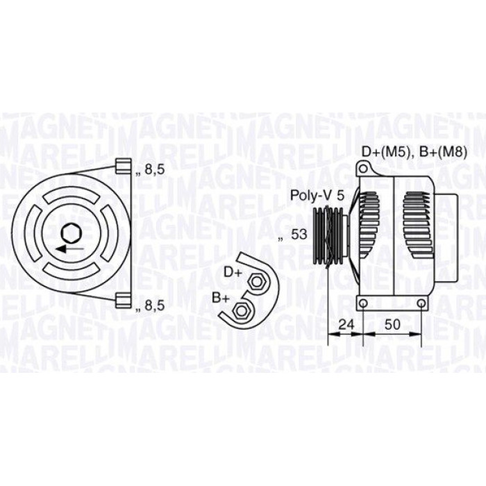 Magneti Marelli Lichtmaschine 063377006010