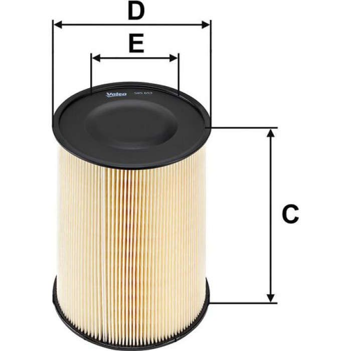 Valeo Luftfilter 585653 Valeo Luftfilter 585653