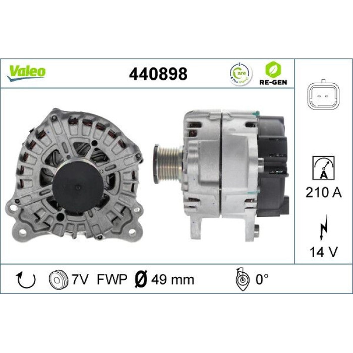 Valeo Lichtmaschine 440898 Valeo Lichtmaschine 440898