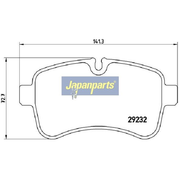 Japanparts Bremsbeläge PP-0218AF