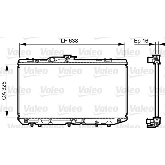 Valeo Motorkühler 731713