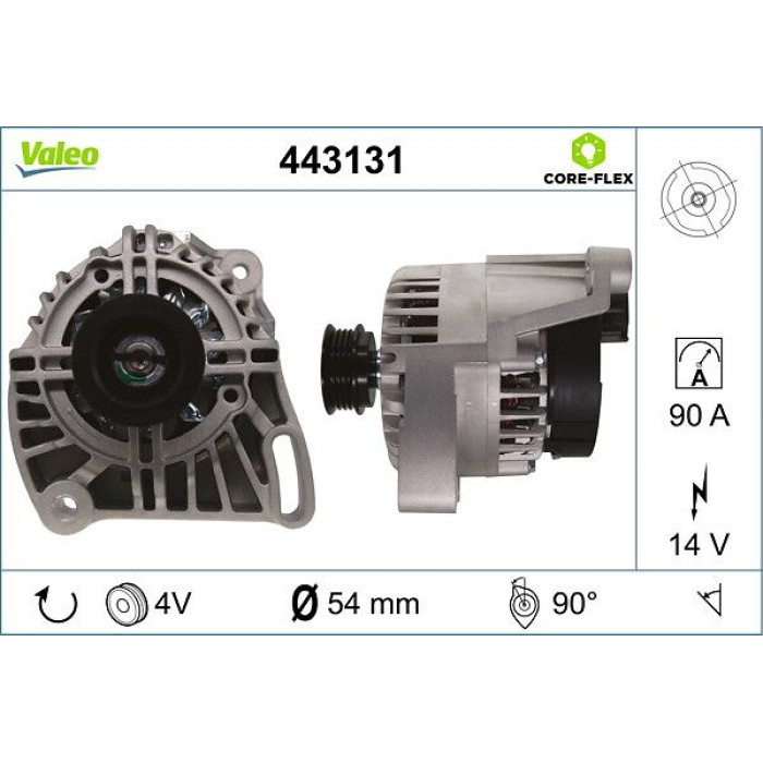 Valeo Lichtmaschine 443131 Valeo Lichtmaschine 443131