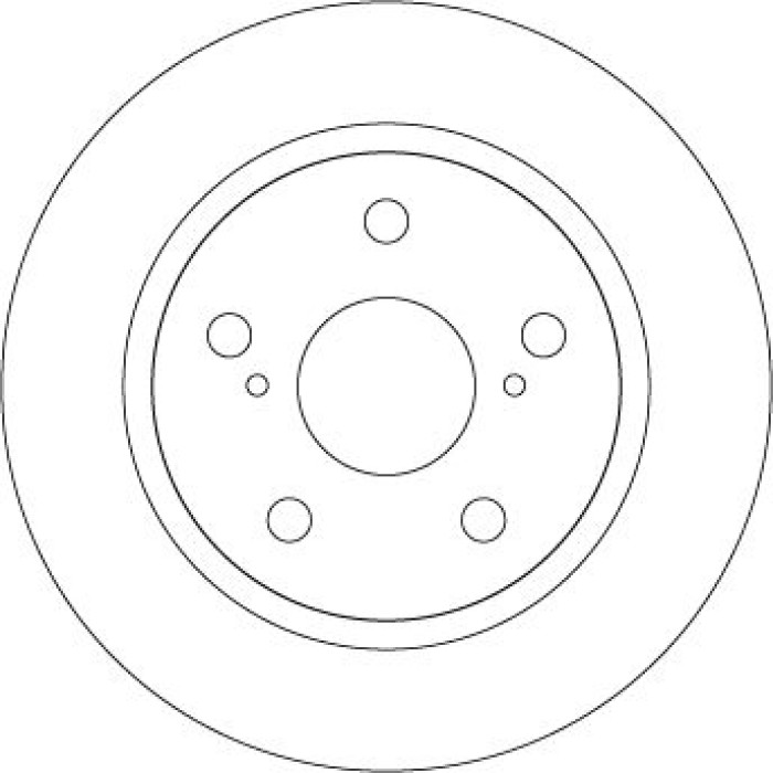 TRW Bremsscheibe Toyota Auris DF4830 TRW Bremsscheibe Toyota Auris DF4830