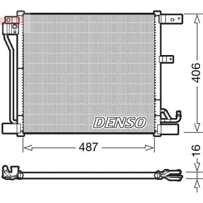 Denso Klimakondensator DCN46018 Denso Klimakondensator DCN46018