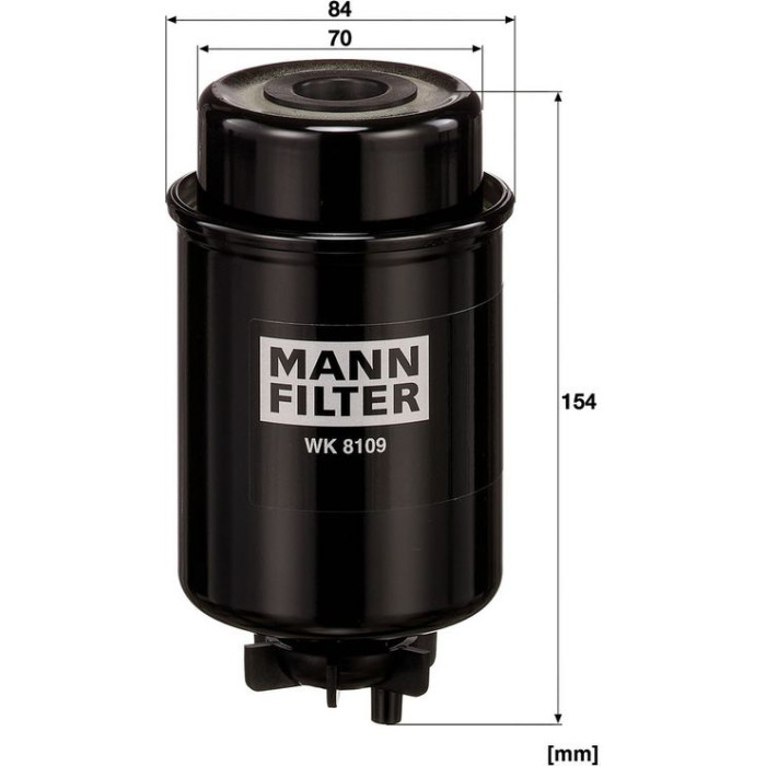MANN-FILTER Kraftstofffilter LKW WK 8109 MANN-FILTER Kraftstofffilter LKW WK 8109