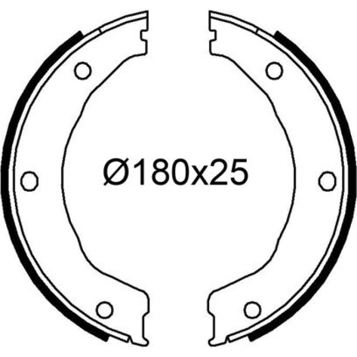 Valeo Bremsbacken 564247