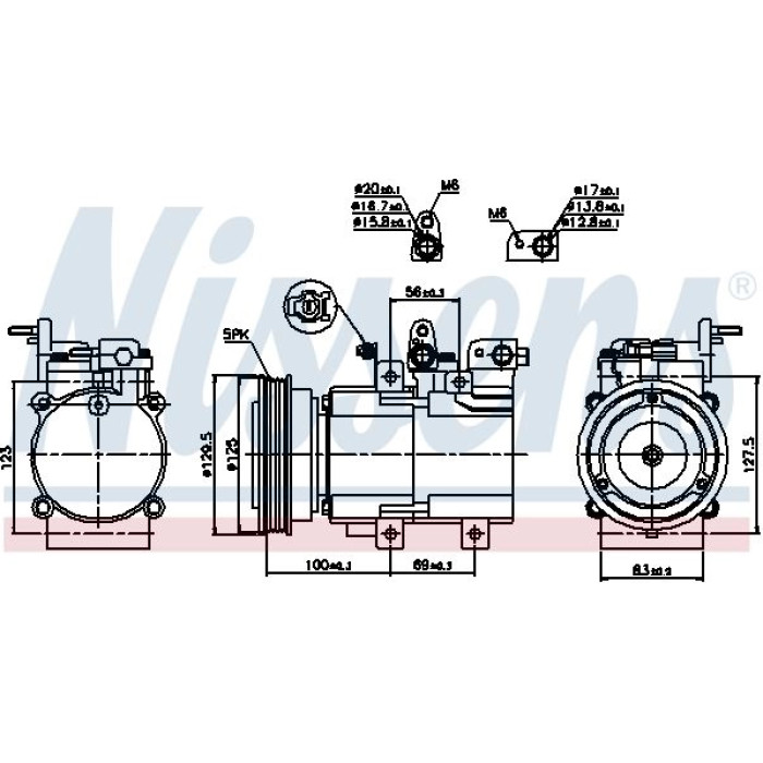 Nissens Klimakompressor PKW 89276 Nissens Klimakompressor PKW 89276