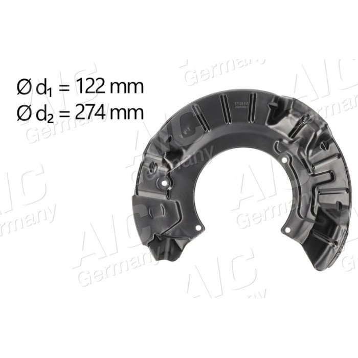 AIC Bremsankerblech 57128 - vorne links D:274 AIC Bremsankerblech 57128 - vorne links D:274