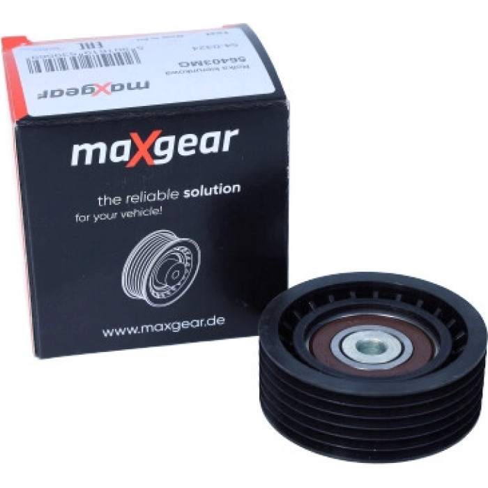 MAXGEAR Keilrippenriemen-Umlenk-/Führungsrolle 56403MG 54-0324 MAXGEAR Keilrippenriemen-Umlenk-/Führungsrolle 56403MG 54-0324