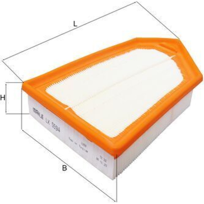 MAHLE Luftfilter LX 5594 MAHLE Luftfilter LX 5594