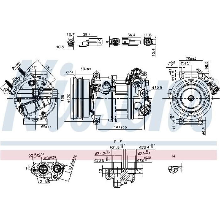 890593 Nissens Klimakompressor PKW 890593 890593 Nissens Klimakompressor PKW 890593