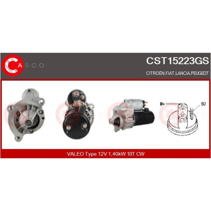 CASCO Anlasser CST15223GS CASCO Anlasser CST15223GS