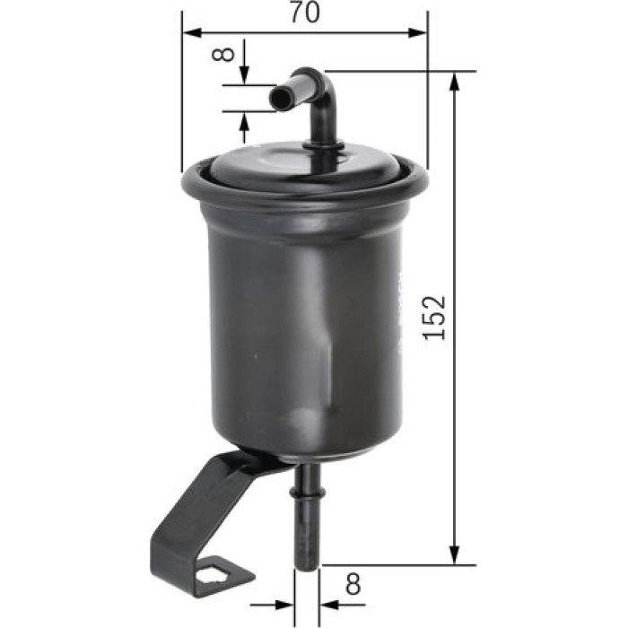 Bosch Kraftstofffilter F 026 403 756 Bosch Kraftstofffilter F 026 403 756