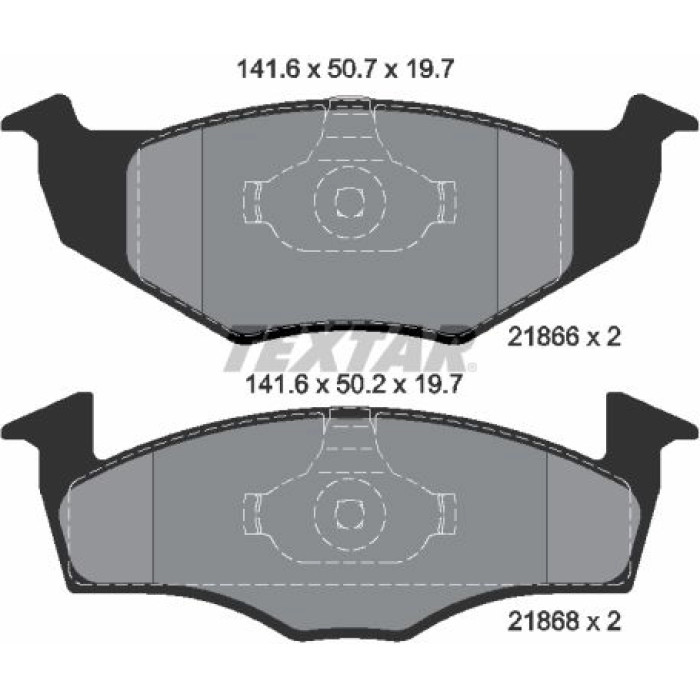 Textar Bremsbelagsatz 2186603 Textar Bremsbelagsatz 2186603