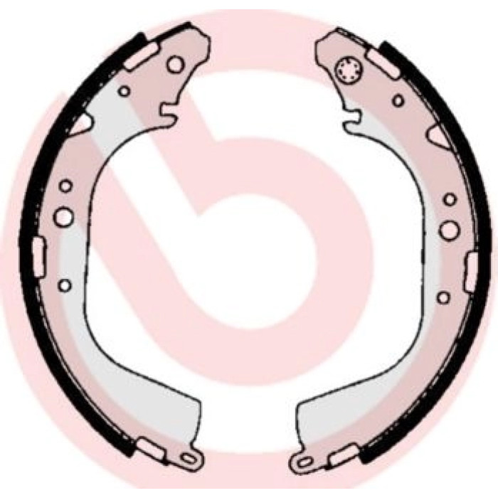 S 83 530 Bremsbackensatz HA