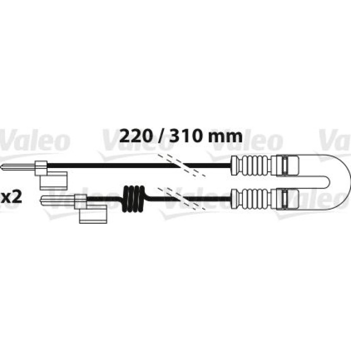 Valeo Verschleißsensor 882339 Valeo Verschleißsensor 882339