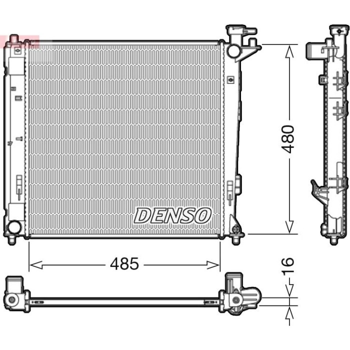 Denso Motorkühler DRM41008 Denso Motorkühler DRM41008