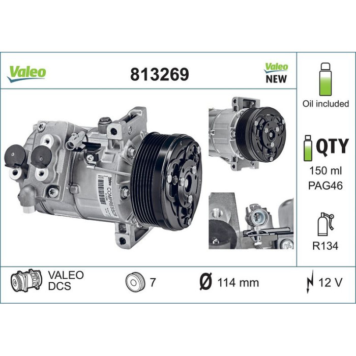 Valeo Klimakompressor 813269 Valeo Klimakompressor 813269