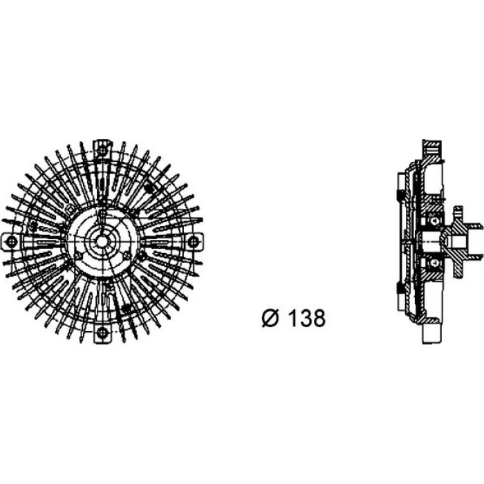 Kupplung, K÷hlerl Nach CFC 62 000P Kupplung, K÷hlerl Nach CFC 62 000P