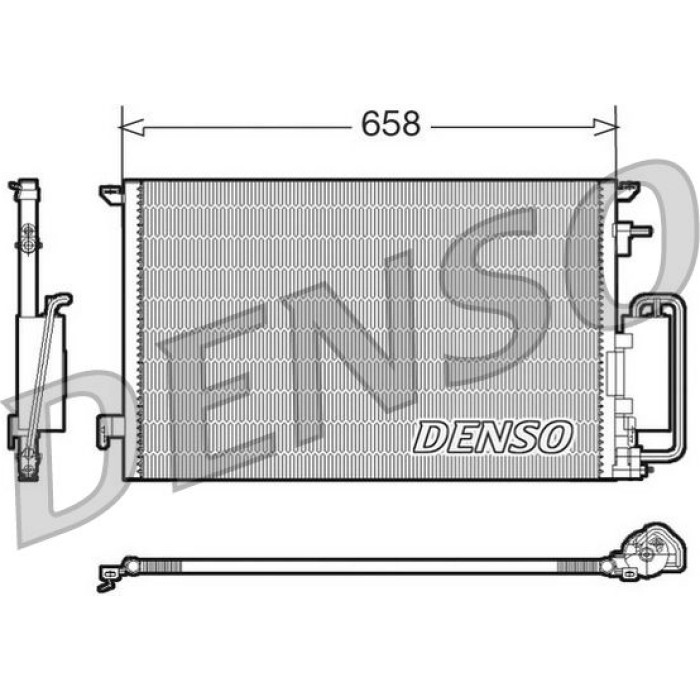Denso Klimakondensator DCN20032 Denso Klimakondensator DCN20032