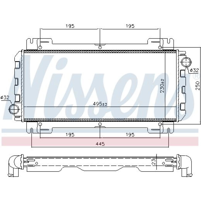Nissens Wasserkühler PKW 62093