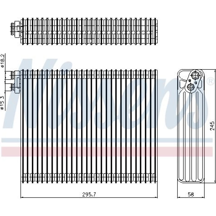 Nissens Klimaverdampfer PKW 92299 Nissens Klimaverdampfer PKW 92299