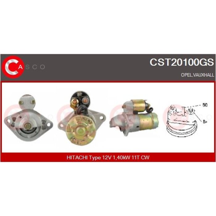CASCO Anlasser CST20100GS CASCO Anlasser CST20100GS