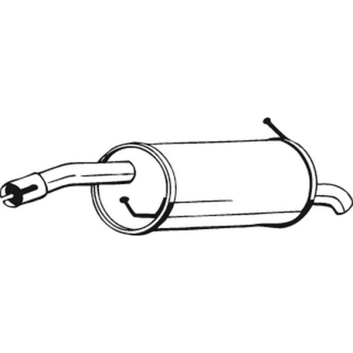 Bosal Schalldämpfer 154-203 Bosal Schalldämpfer 154-203