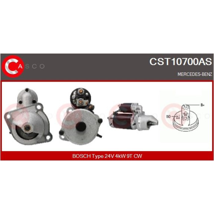 CASCO Anlasser CST10700AS CASCO Anlasser CST10700AS