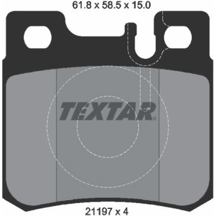 Textar Bremsbelagsatz 2119701 Textar Bremsbelagsatz 2119701