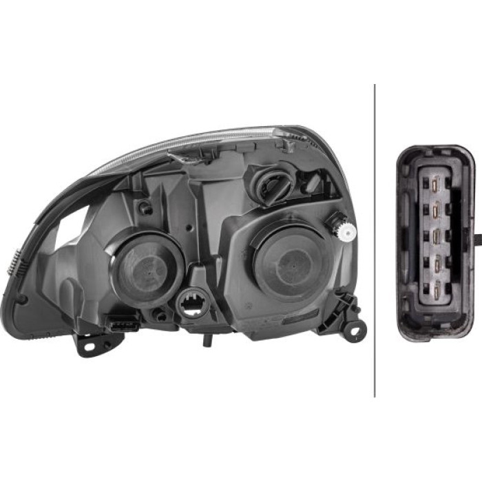 1DB 008 461-741 HELLA Hauptscheinwerfer 1DB 008 461-741
