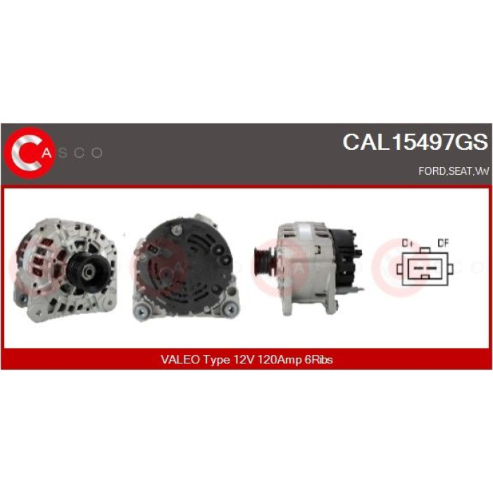 CASCO Generator CAL15497GS CASCO Generator CAL15497GS