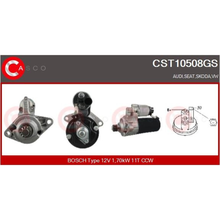 CASCO Anlasser CST10508GS CASCO Anlasser CST10508GS