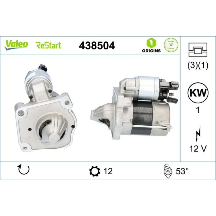 Valeo Anlasser 438504