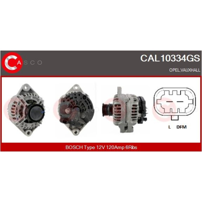 CASCO Generator CAL10334GS CASCO Generator CAL10334GS