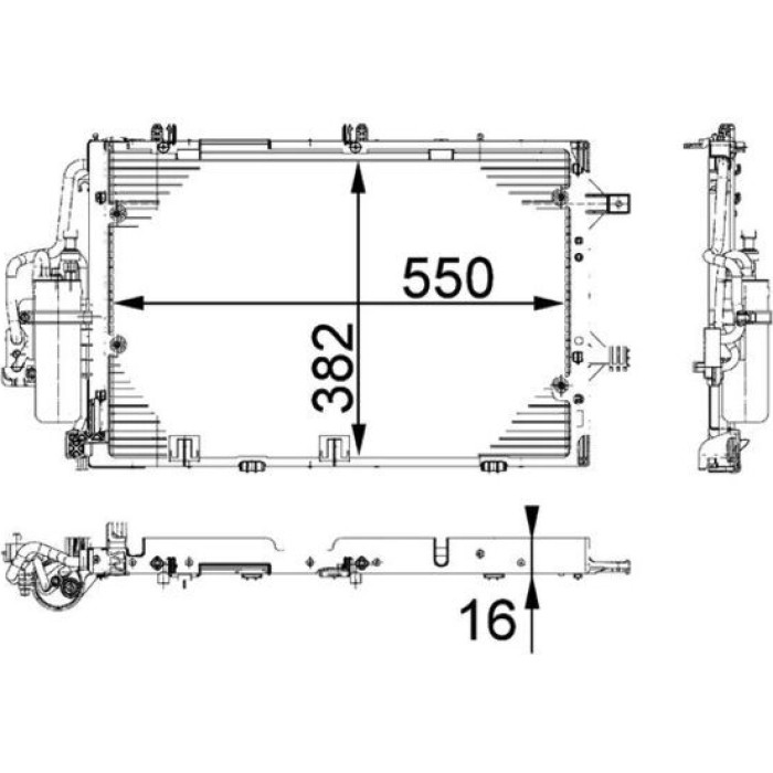 MAHLE Kondensator, Klimaanlage AC 335 000P MAHLE Kondensator, Klimaanlage AC 335 000P
