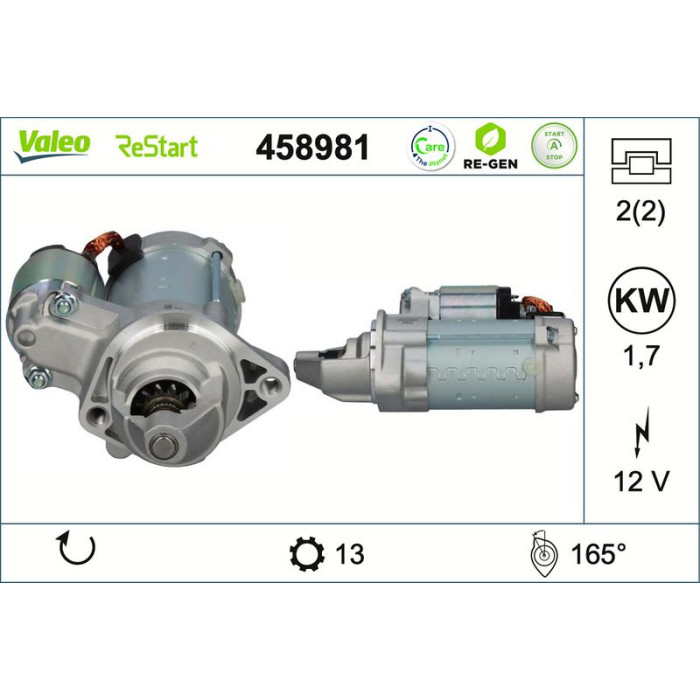 Valeo Anlasser 458981