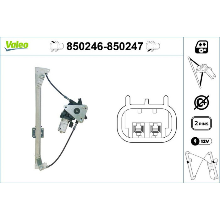 VALEO 850246 Fensterheber VALEO 850246 Fensterheber