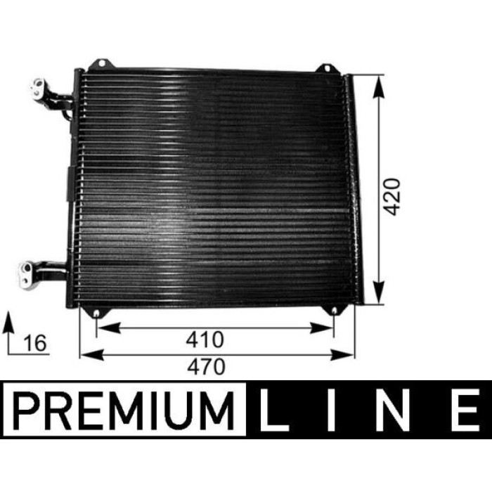 MAHLE Kondensator, Klimaanlage AC 251 000P MAHLE Kondensator, Klimaanlage AC 251 000P